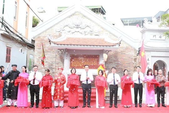 Khánh thành Dự án tu bổ, tôn tạo di tích Đình Nam Dư Hạ