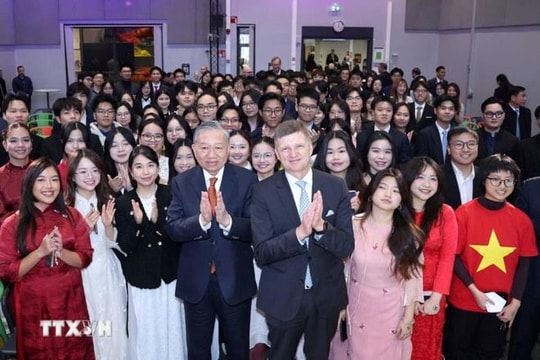 Tổng Bí thư Tô Lâm thăm Đại học Aalto và gặp gỡ sinh viên Việt Nam tại Phần Lan