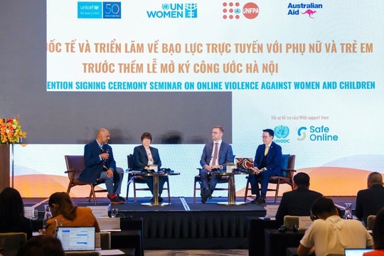 Công ước Hà Nội Bước tiến quan trọng vì tương lai số an toàn cho phụ nữ, trẻ em