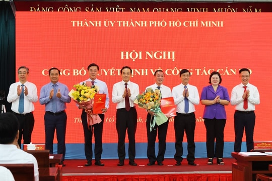 Thành ủy TP Hồ Chí Minh kiện toàn nhân sự chủ chốt