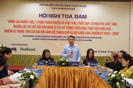 Phát huy vai trò của văn nghệ sĩ trong phát triển Thủ đô