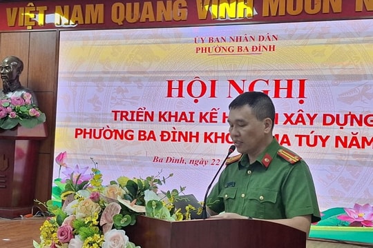 Chung tay xây dựng phường Ba Đình không ma túy