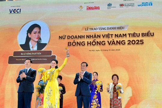 CEO Lê Hồng Thủy Tiên: Hành trình rực rỡ của “Bông Hồng Vàng Việt Nam 2025”