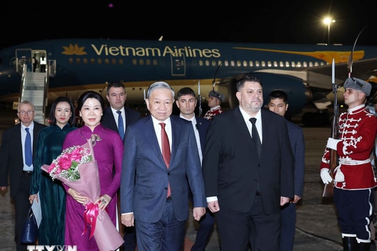 Tổng Bí thư Tô Lâm và Phu nhân bắt đầu thăm chính thức Cộng hòa Bulgaria