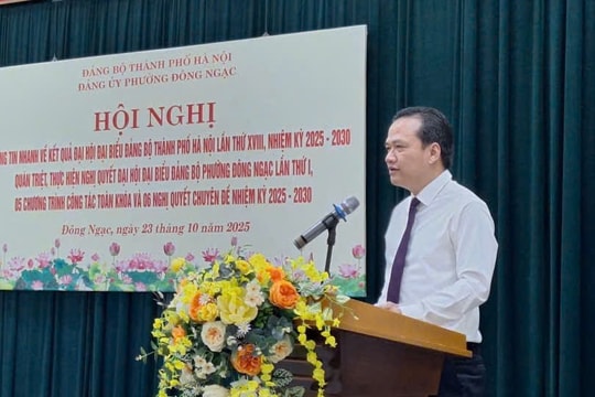 Hà Nội Phường Đông Ngạc lan tỏa tinh thần Nghị quyết Đại hội trong từng chương trình hành động