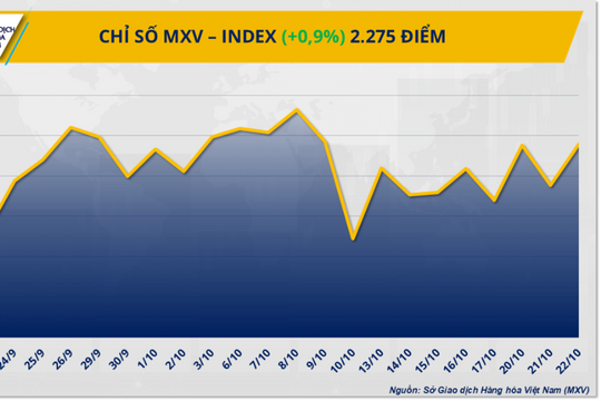 Lực mua mạnh trở lại, MXV-Index phục hồi