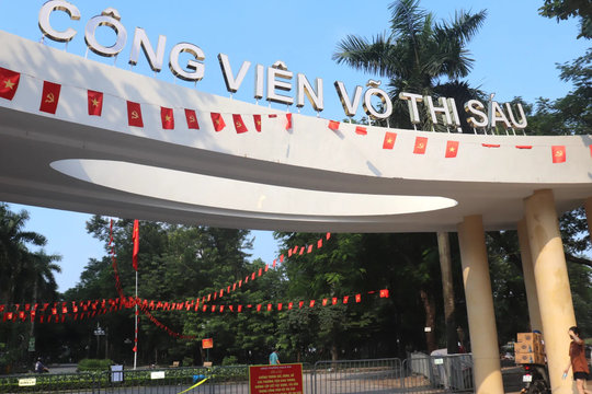 Phường Bạch Mai nỗ lực đưa Công viên Võ Thị Sáu trở nên sạch đẹp, phục vụ người dân