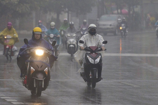 Bắc Bộ sáng có mưa, trời lạnh