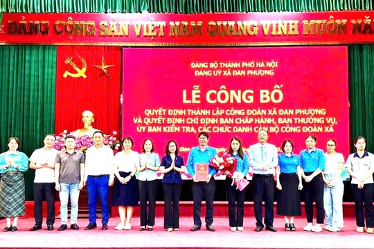 Công đoàn xã Đan Phượng sẵn sàng cho Đại hội lần thứ I