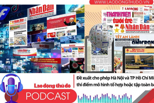 Điểm những tin nổi bật tối ngày 24/10/2025: Đề xuất cho phép Hà Nội và TP Hồ Chí Minh thí điểm mô hình tổ hợp hoặc tập toàn báo chí