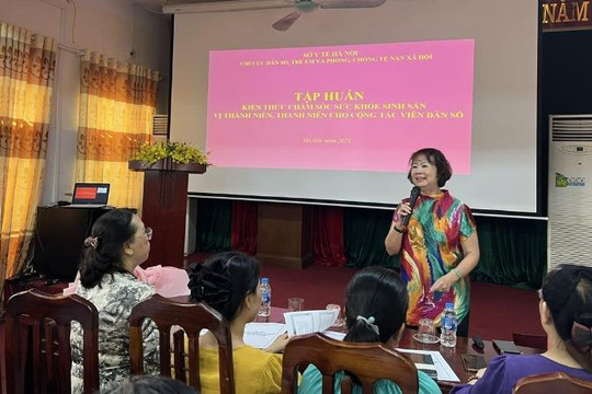 Phường Hà Đông tập huấn kiến thức chăm sóc sức khỏe sinh sản vị thành niên, thanh niên