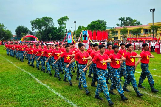 Xã Đoài Phương: Gần 2.000 người tham gia diễu hành, đồng diễn tại Đại hội thể dục - thể thao