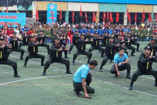 Sôi động Đại hội Thể dục thể thao phường Hồng Hà