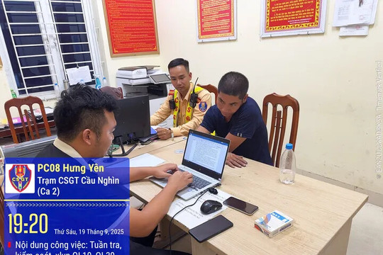 Phạt gần 60 triệu đồng tài xế dương tính với ma túy, vượt đèn đỏ
