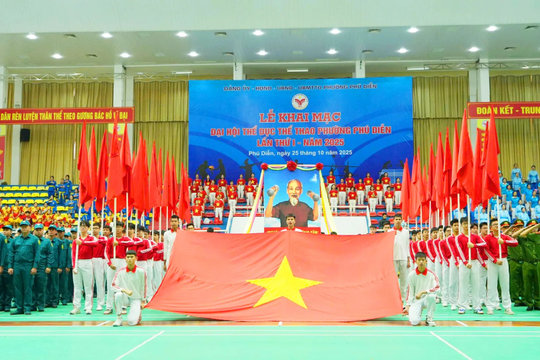 Đại hội TDTT phường Phú Diễn: sức sống phong trào thể thao quần chúng