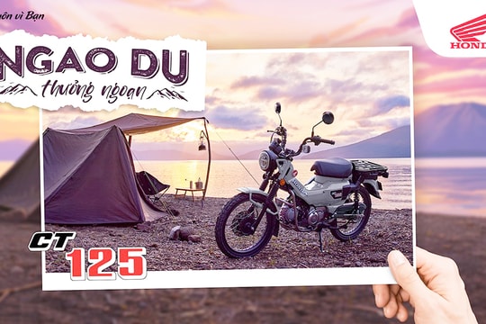 Honda Việt Nam lần đầu tiên giới thiệu mẫu xe CT125 - Đồng hành cùng khách hàng trên hành trình “Ngao du thưởng ngoạn”