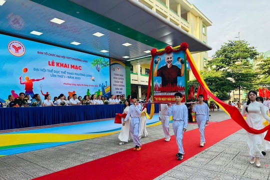 Sôi nổi Đại hội Thể dục thể thao phường Láng