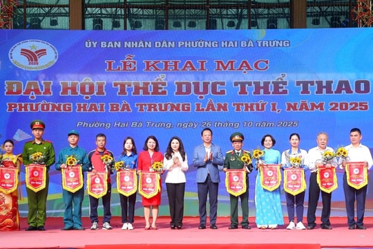 Sôi động Đại hội thể dục - thể thao phường Hai Bà Trưng lần thứ I - năm 2025