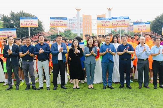 Giải bóng đá học sinh THPT Hà Nội - An ninh Thủ đô quy tụ 125 đội tham dự