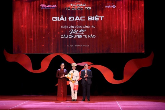 Vinh danh và trao giải cho các tập thể, cá nhân tham gia sự kiện “Tự hào Tổ quốc tôi”