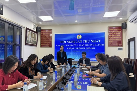 Công đoàn phường Ba Đình tập trung nâng cao hiệu năng, hiệu quả trong hoạt động