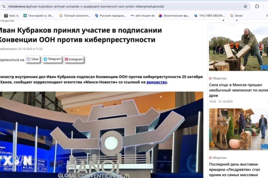 Truyền thông quốc tế đưa tin đậm nét về lễ ký Công ước Hà Nội