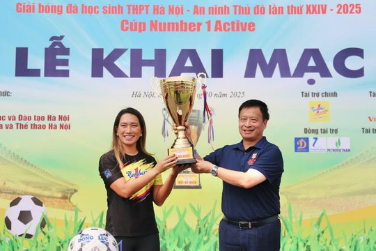 Khai mạc Giải bóng đá học sinh THPT Hà Nội - An ninh Thủ đô lần thứ XXIV Cúp Number 1 Active 2025