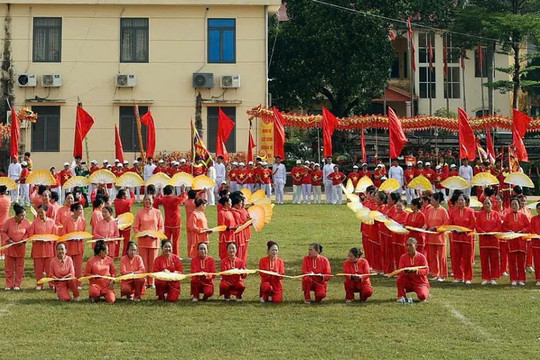 Đại hội Thể dục Thể thao lần thứ I xã Xuân Mai diễn ra trang trọng