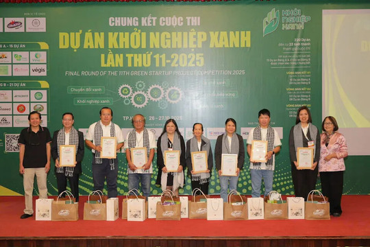 36 dự án xuất sắc nhất tranh tài vòng chung kết khởi nghiệp Xanh lần thứ 11 - 2025