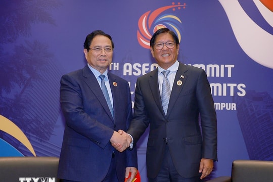Thủ tướng Phạm Minh Chính gặp Tổng thống Philippines và Thủ tướng Thái Lan
