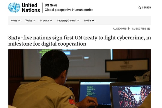 Dấu mốc hợp tác quốc tế trong an ninh mạng