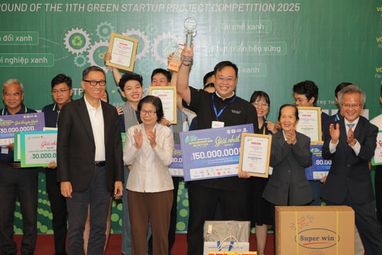 Vinh danh 13 dự án tiêu biểu tại cuộc thi khởi nghiệp xanh 2025