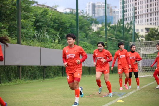 Đội tuyển nữ Việt Nam hoàn thiện thể lực và chiến thuật sẵn sàng cho SEA Games 33