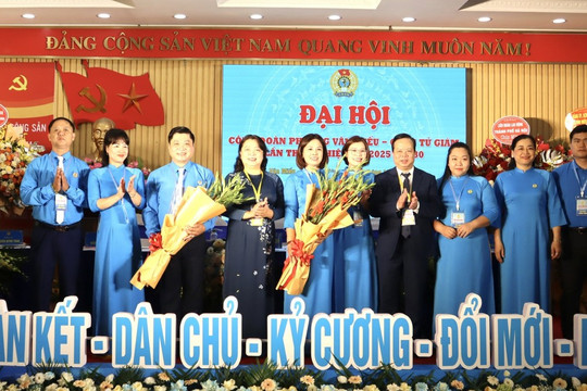 Đại hội Công đoàn phường Văn Miếu - Quốc Tử Giám lần thứ I Tiên phong chuyển đổi số, chung sức xây dựng phường Văn Miếu - Quốc Tử Giám văn minh, hiện đại