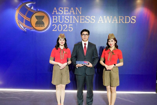 Vietjet được vinh danh tại Giải thưởng doanh nghệp ASEAN 2025