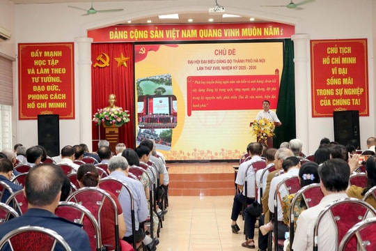 Nghĩa Đô: Nhanh chóng đưa Nghị quyết Đại hội XVIII Đảng bộ TP Hà Nội vào cuộc sống