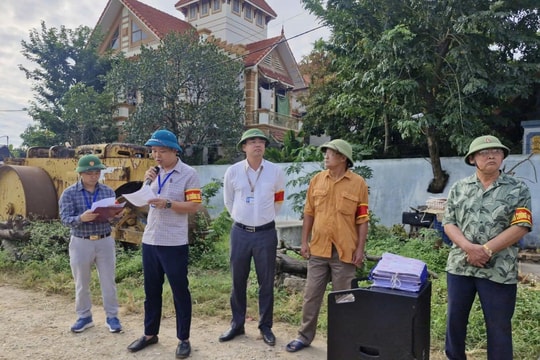 Xã Yên Lãng: Cưỡng chế thu hồi đất phục vụ dự án đấu giá quyền sử dụng đất