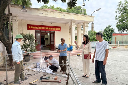 “Nhà hội họp xanh - sạch - đẹp” ở Lĩnh Nam