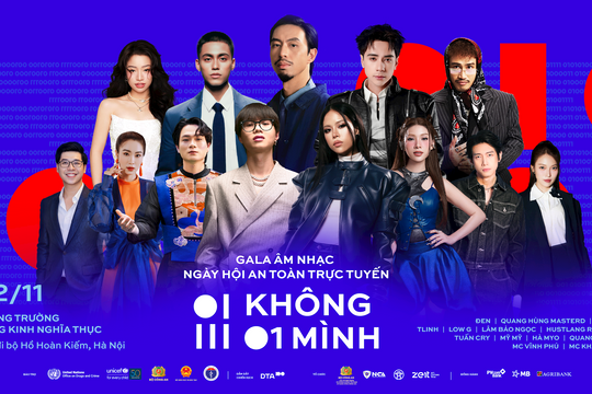 Trải nghiệm Ngày hội an toàn trực tuyến “Không một mình” tại hồ Hoàn Kiếm