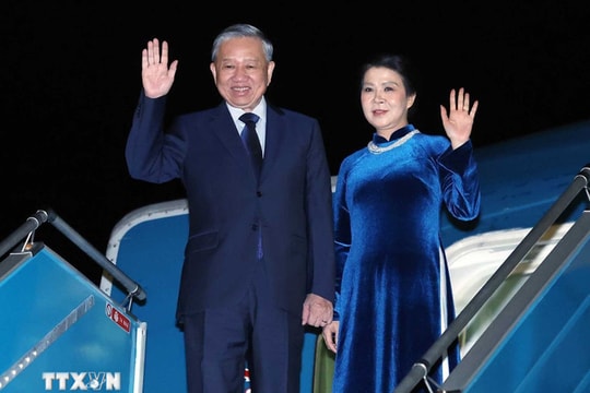 Tổng Bí thư Tô Lâm và Phu nhân lên đường thăm chính thức Liên hiệp Vương quốc Anh và Bắc Ireland