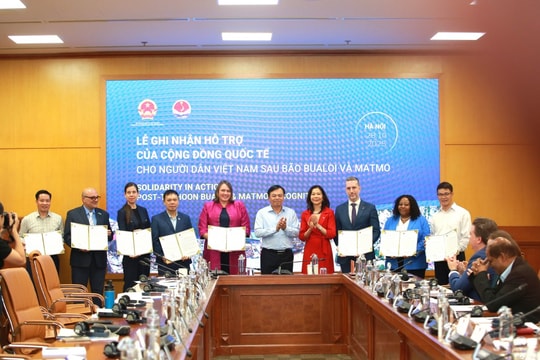 Quốc tế hỗ trợ Việt Nam hơn 9,6 triệu USD để khắc phục hậu quả thiên tai