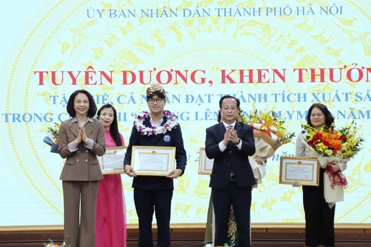 Hà Nội tuyên dương học sinh vô địch Đường lên đỉnh Olympia 2025