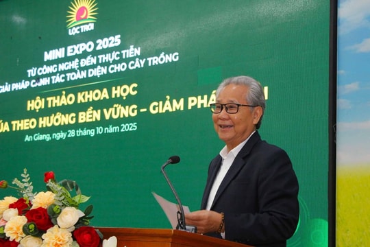 An Giang Canh tác lúa theo hướng bền vững, giảm phát thải khí mê-tan