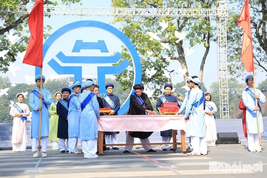 Festival bảo tồn và phát triển làng nghề quốc tế 2025 diễn ra từ ngày 14 đến ngày 18-11, tại Hoàng thành Thăng Long - Hà Nội