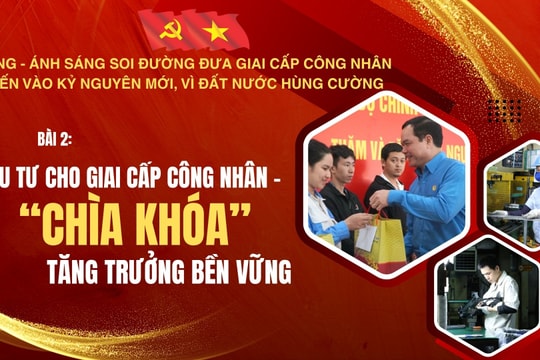 Đảng - ánh sáng soi đường đưa giai cấp công nhân tiến vào kỷ nguyên mới, vì đất nước hùng cường Bài 2: Đầu tư cho giai cấp công nhân - “chìa khóa” tăng trưởng bền vững