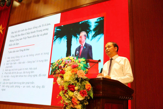 Phường Tây Hồ thông tin nhanh về Đại hội XVIII Đảng bộ thành phố và các chương trình phát triển toàn khóa