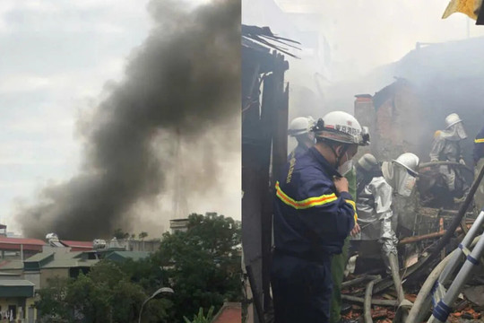 Công an Hà Nội thông tin về vụ cháy nhà khiến 1 người tử vong ở phố Quang Tiến