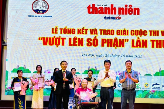 Tác phẩm về người mẹ giành giải Đặc biệt cuộc thi viết "Vượt lên số phận"