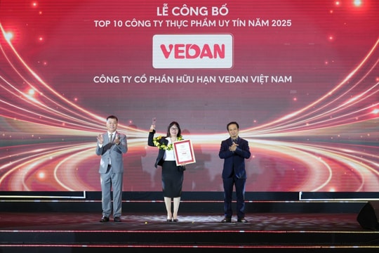 Vedan 8 năm liền vững vị thế trong Top 10 Công ty uy tín ngành Thực phẩm