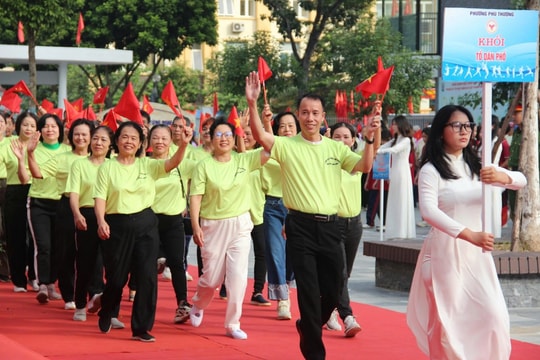 Hà Nội: Lan tỏa tinh thần “Khỏe để xây dựng và bảo vệ Tổ quốc”